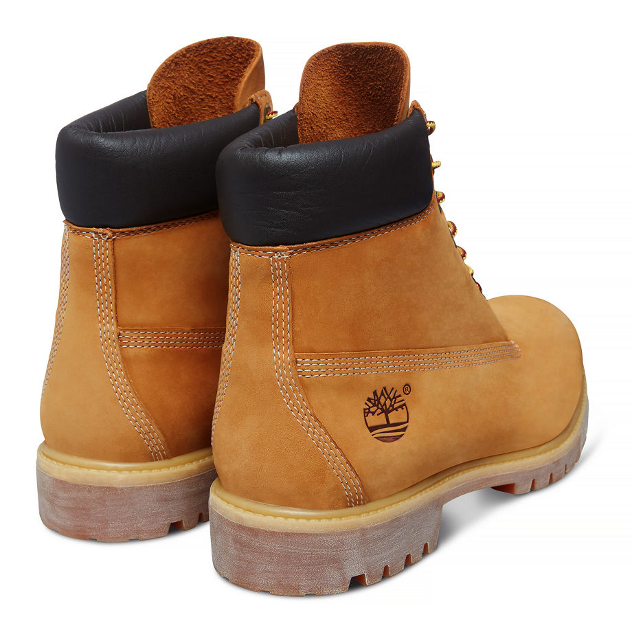 Timberland Men's Icon 6-inch Premium Boot Yellow Wheat Nubuck