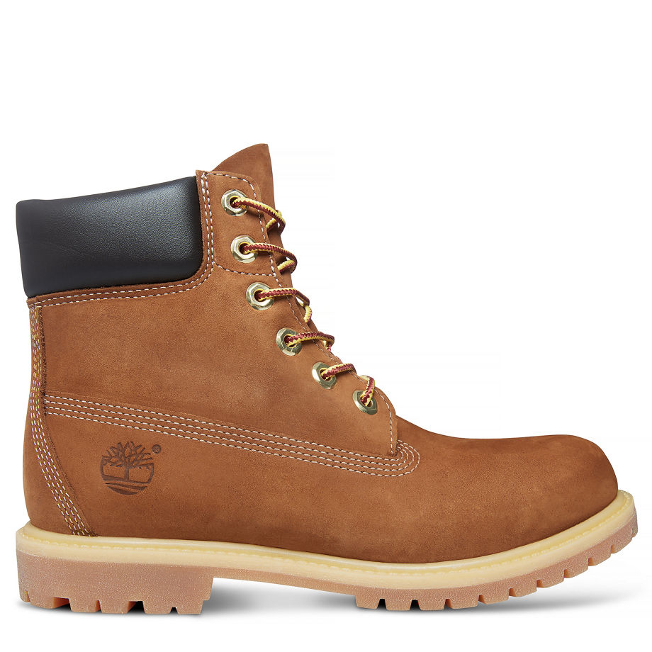 Timberland Women's 6-Inch Premium Boot Brown Rust Waterbuck