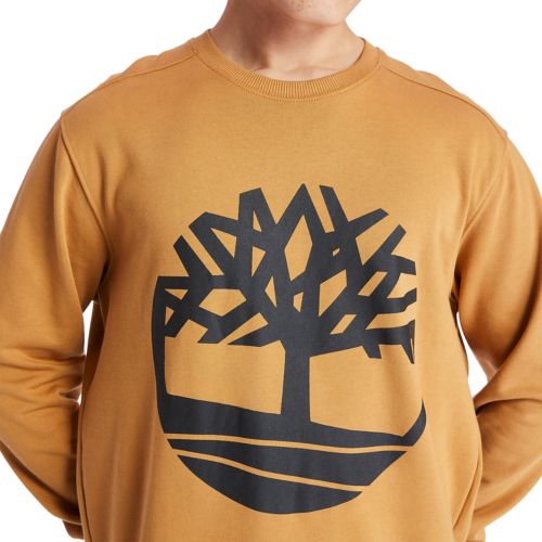 Timberland Men's Timberland Tree-Logo Crewneck Sweatshirt