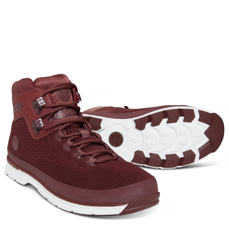 Timberland Men's Euro Hiker Spacer Boot Dark Red Dark Red