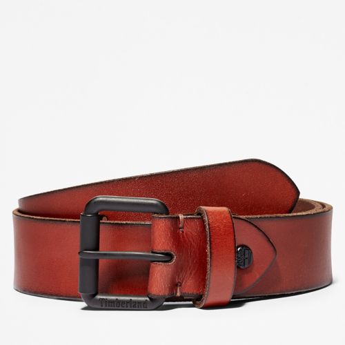 Timberland Men's Buffalo Leather Tree Belt