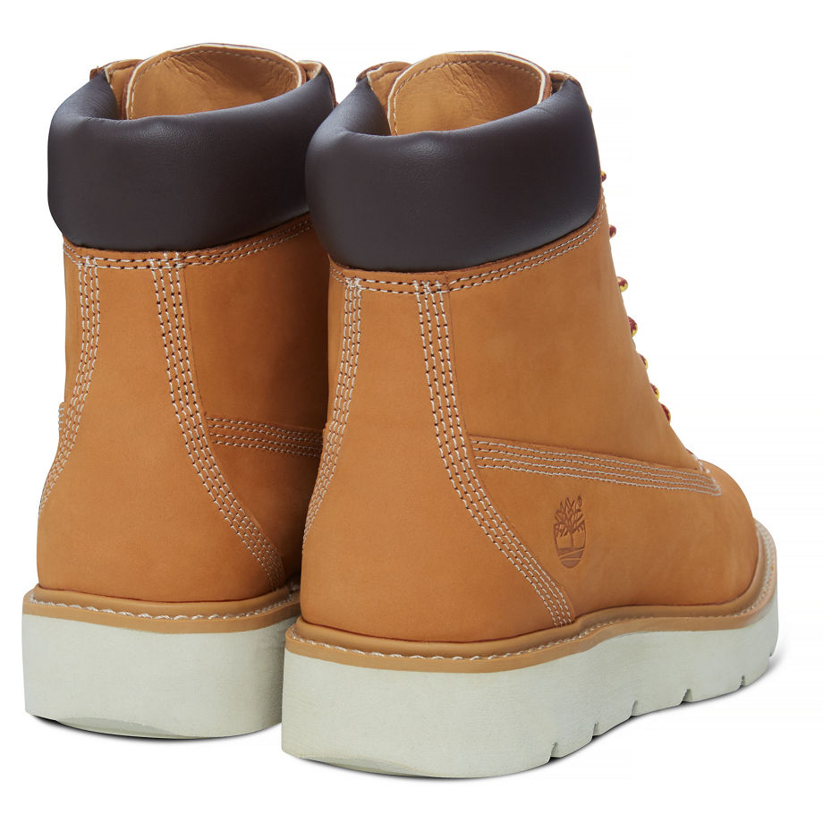 Timberland Women's Kenniston 6-inch Lace-Up Boot Yellow Wheat Nubuck