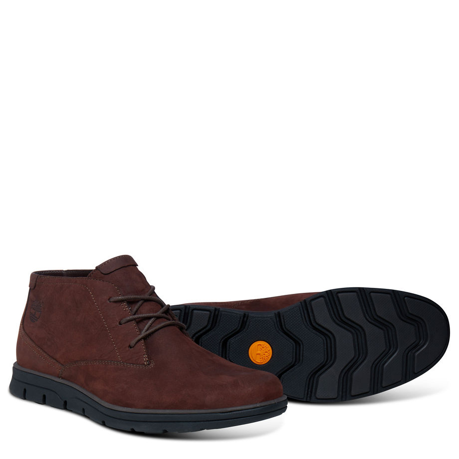Timberland Men's Bradstreet Plain Toe Chukka Dark Brown Dark Brown Oiled