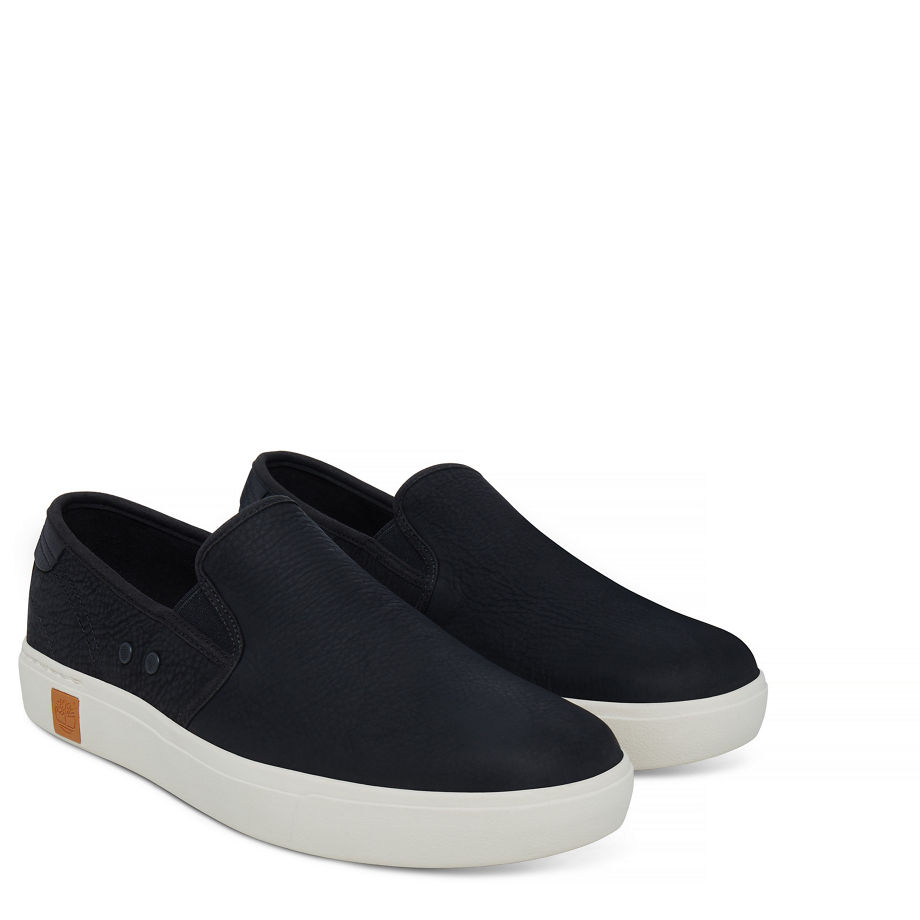 Timberland Men's Amherst Slip-On Oxford Black Black Vecchio