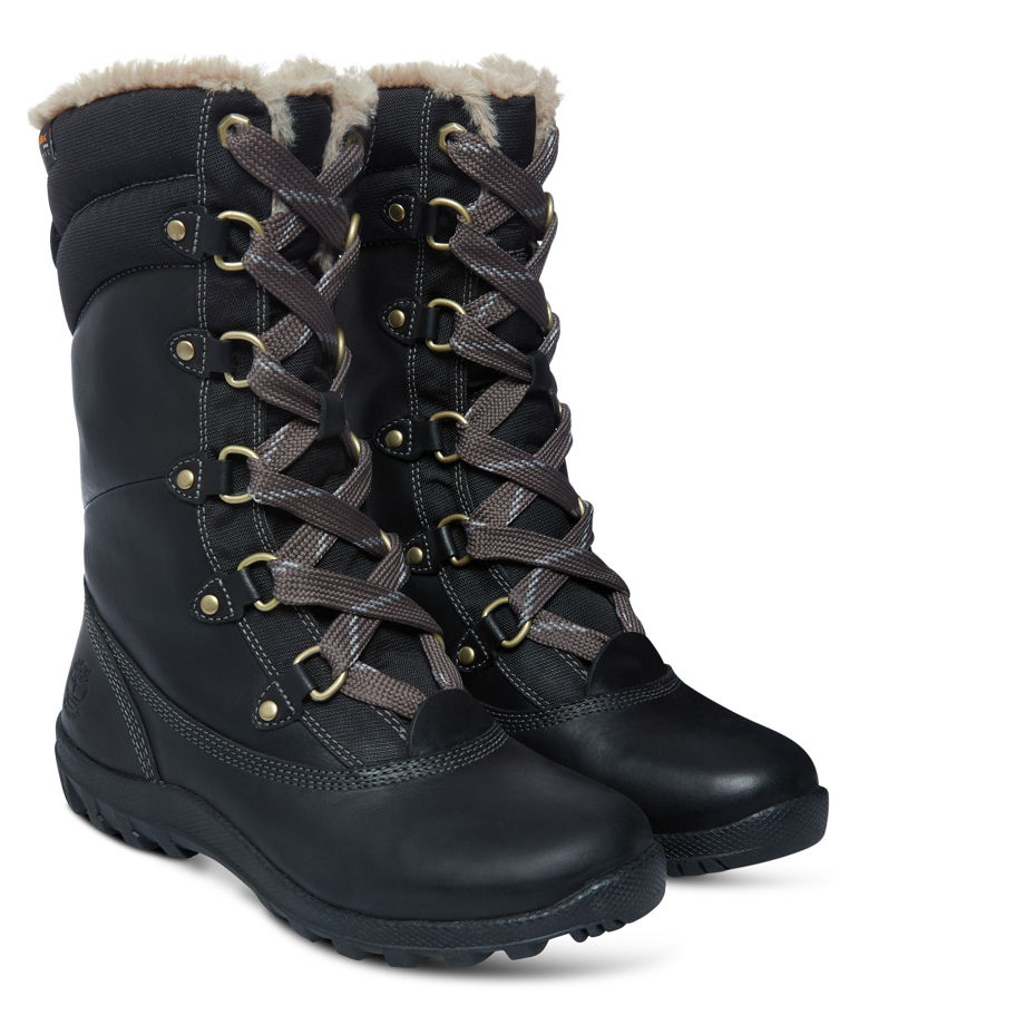 Timberland Women's Mount Hope Winter Boot Black Black