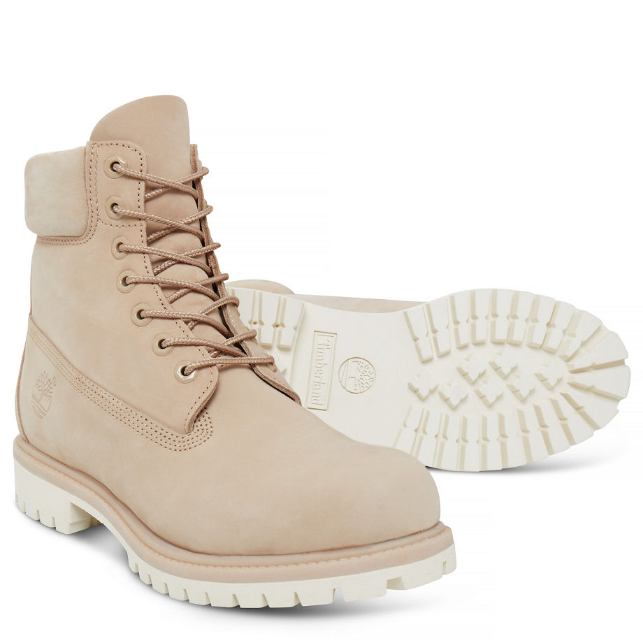 Timberland Men's Icon 6-inch Boot Beige Croissant Waterbuck