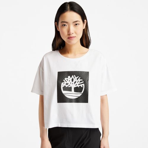 Timberland Women's Cropped Logo T-Shirt