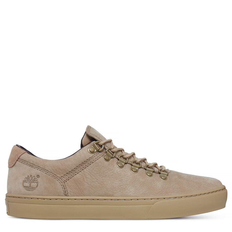 Timberland Men's Adventure 2.0 Alpine Oxford Beige Nubuck Travertine Barefoot Buffed (Monochromatic)