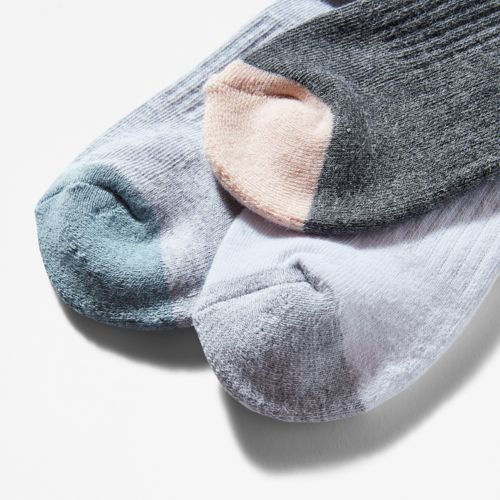 Timberland Women's Sagamore Beach Half Cushion Crew Socks - 3 Pack