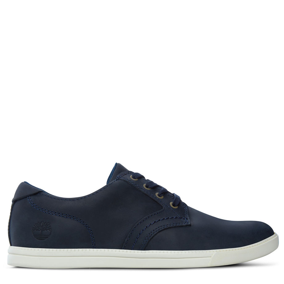 Timberland Men's Fulk Low Profile Oxford Navy Black Iris Saddleback Full Grain