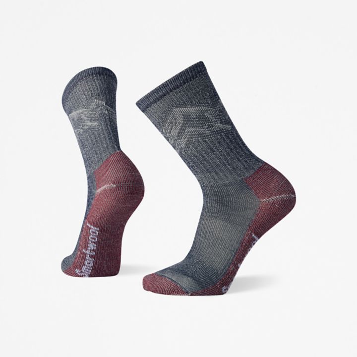 Timberland Smartwool® Hike Classic Edition Light Cushion Mountain Pattern Crew Socks