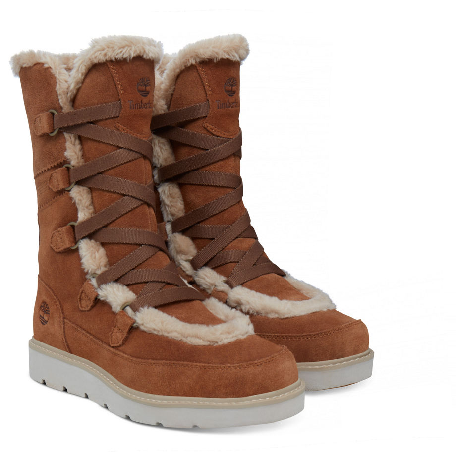 Timberland Women's Kenniston Tall Muk Boot Brown Port Tan