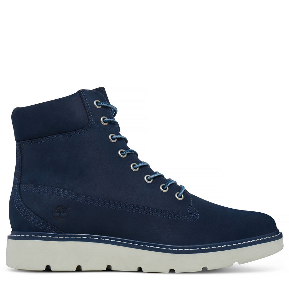 Timberland Women's Kenniston 6-inch Boot Navy Black Iris Nubuck