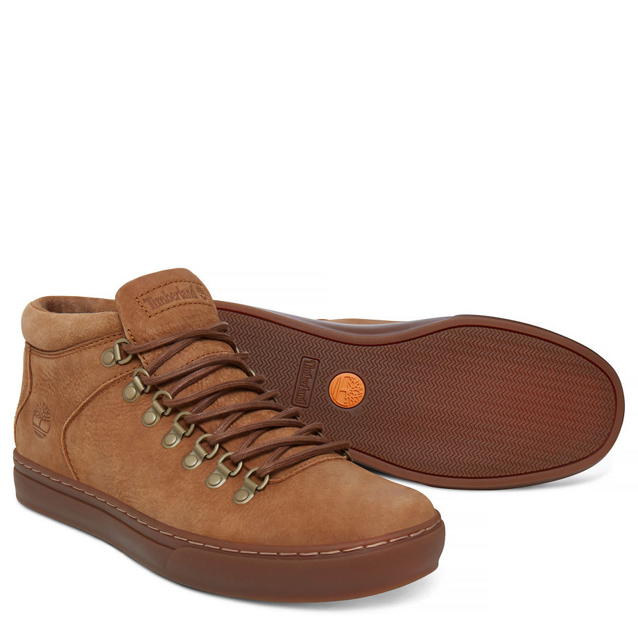 Timberland Men's Adventure 2.0 Cupsole Alpine Chukka Tan Rubber Barefoot Buffed (Monochromatic)