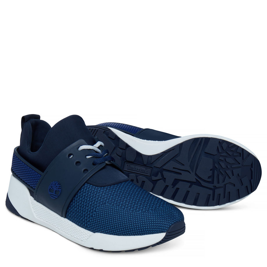 Timberland Women's Kiri Up Knit Sneaker Navy/Black Total Eclipse