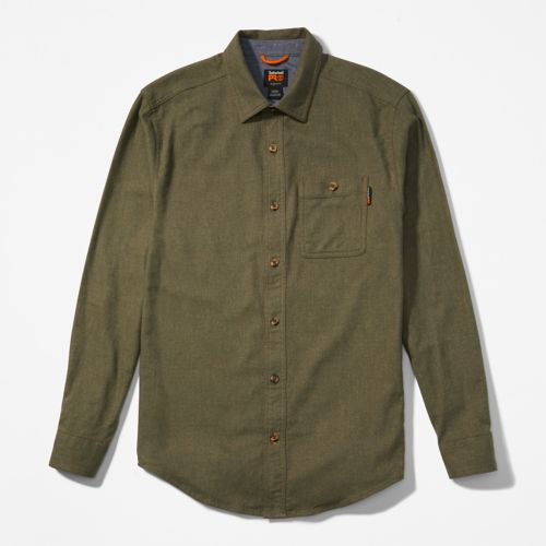 Timberland Men's Timberland PRO® Woodfort Midweight Flannel Work Shirt