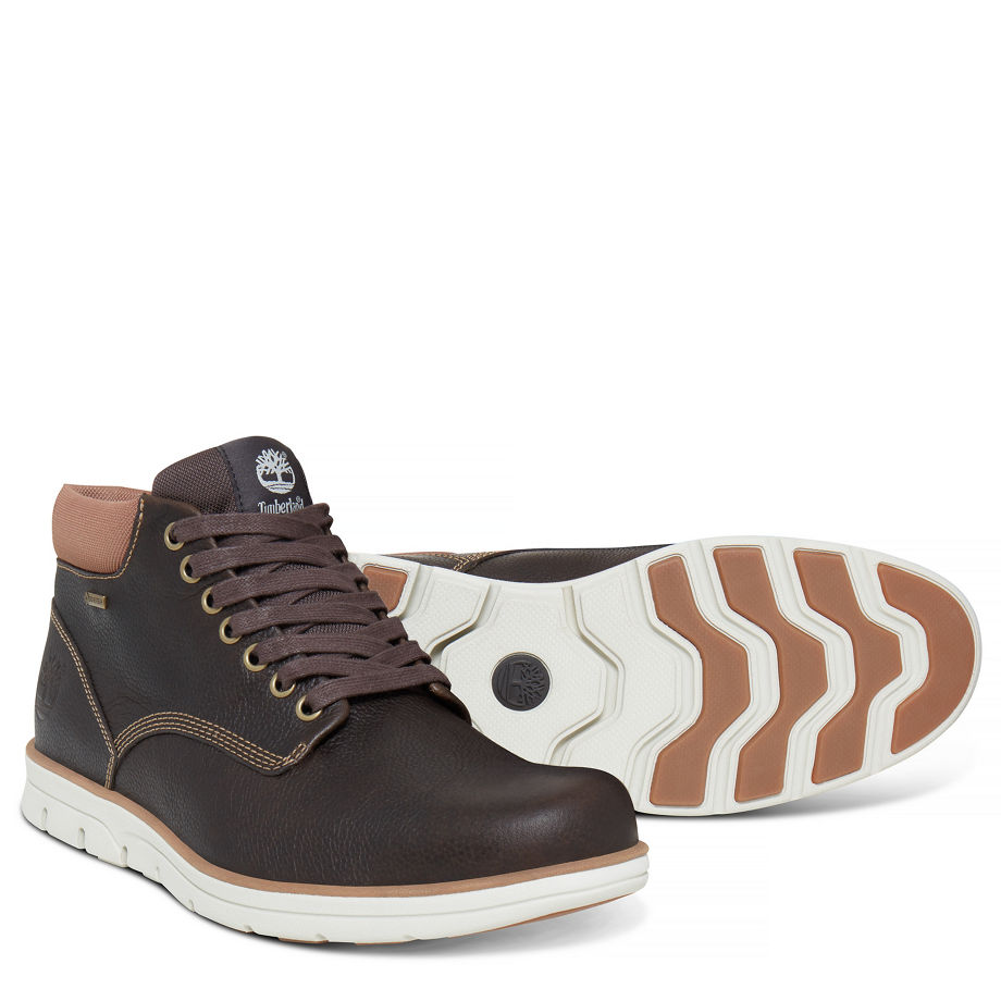 Timberland Men's Bradstreet Chukka with Gore-Tex® Dark brown Turkish Coffee Heartlands Full Grain