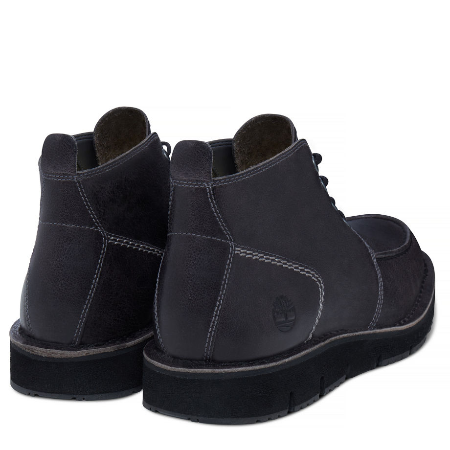 Timberland Men's Westmore Moc Toe Chukka Dark Grey Forged Iron Dusk