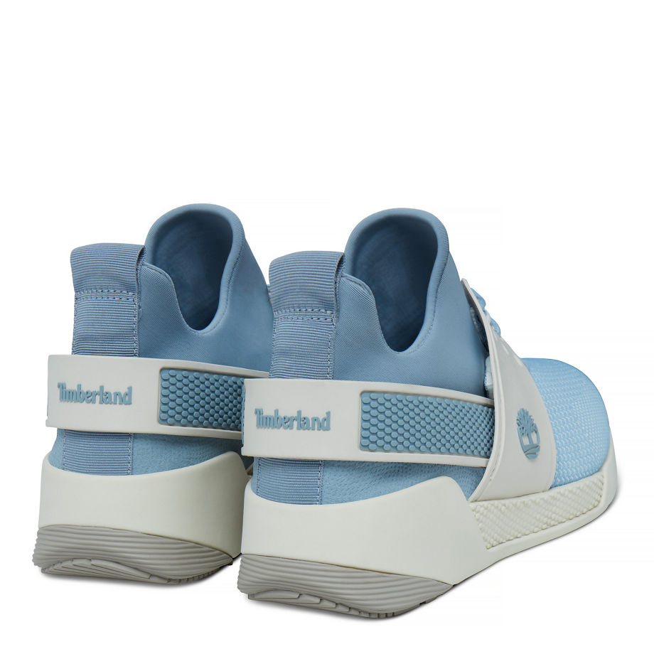 Timberland Women's Kiri Up Knit Sneaker Pastel Blue Arona