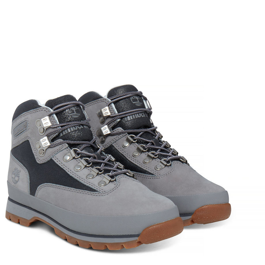 Timberland Women's Euro Hiker Leather Boot Grey Grey