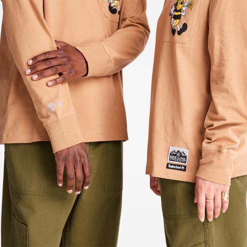 Timberland Bee Line x Timberland Back-Graphic Long-Sleeve T-Shirt