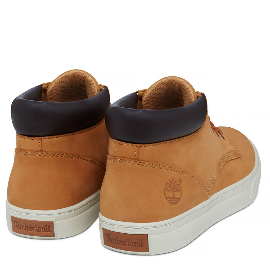 Timberland Men's Adventure 2.0 Cupsole Chukka Yellow Wheat Nubuck
