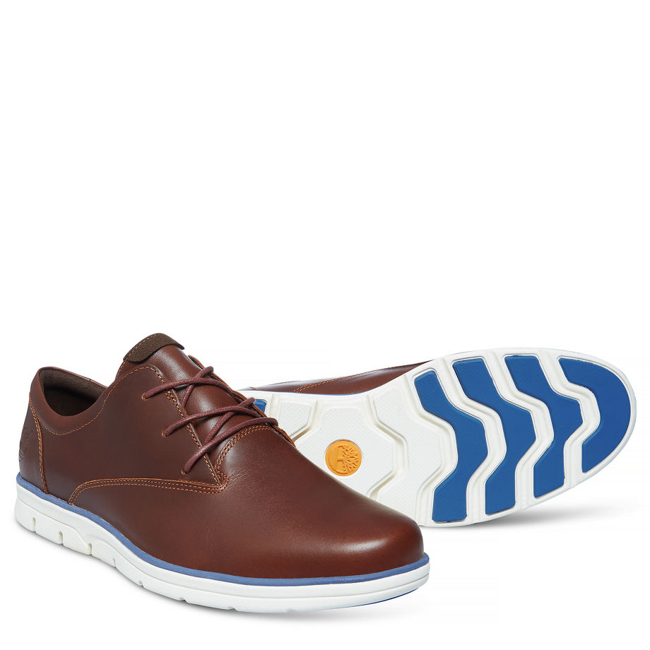 Timberland Men's Bradstreet Oxford Brown Glazed Ginger Euro Veg