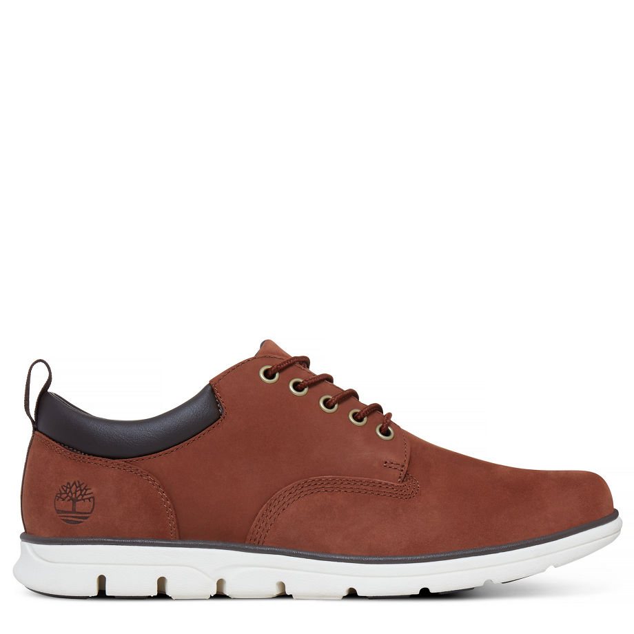 Timberland Men's Bradstreet Oxford Cognac Cognac Nubuck