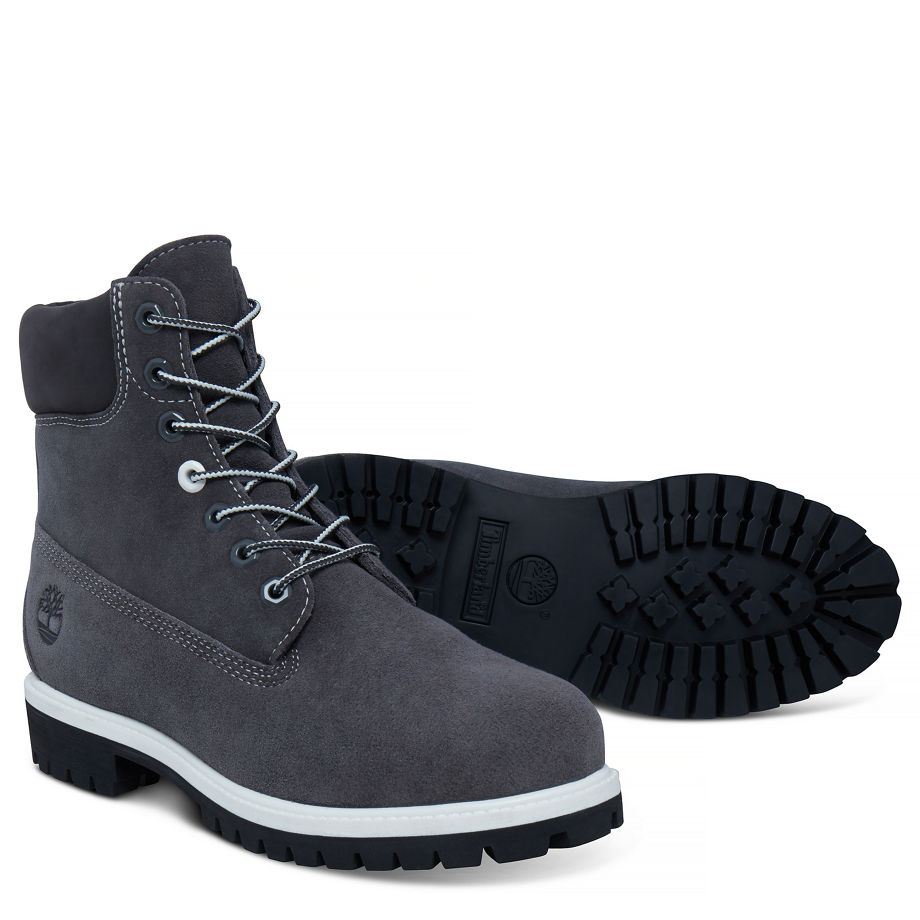 Timberland Men's Timberland® Icon Suede 6-inch Boot Grey Forged Iron Hammer Ii