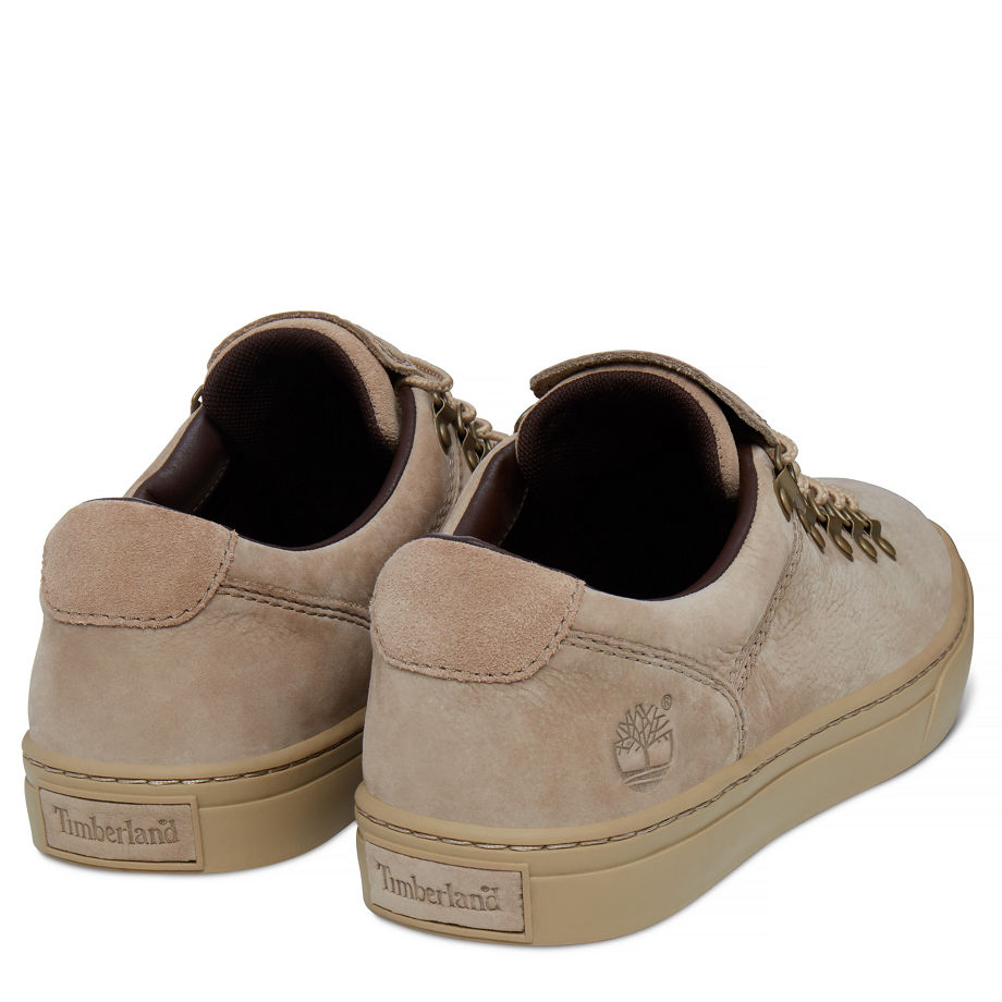 Timberland Men's Adventure 2.0 Alpine Oxford Beige Nubuck Travertine Barefoot Buffed (Monochromatic)