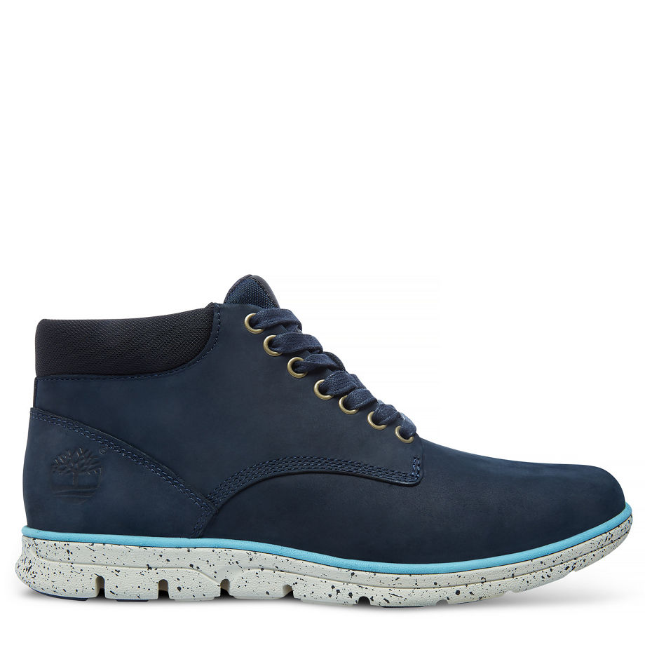 Timberland Men's Bradstreet Chukka Navy Black Iris Nubuck