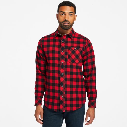 Timberland Men's Timberland PRO® Woodfort Midweight Flannel Work Shirt