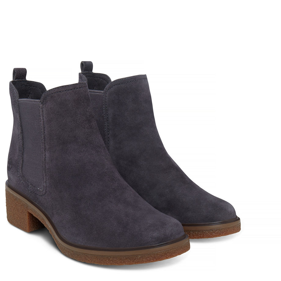 Timberland Women's Brinda Chelsea Grey Forged Iron Suede