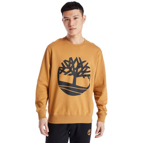 Timberland Men's Timberland Tree-Logo Crewneck Sweatshirt