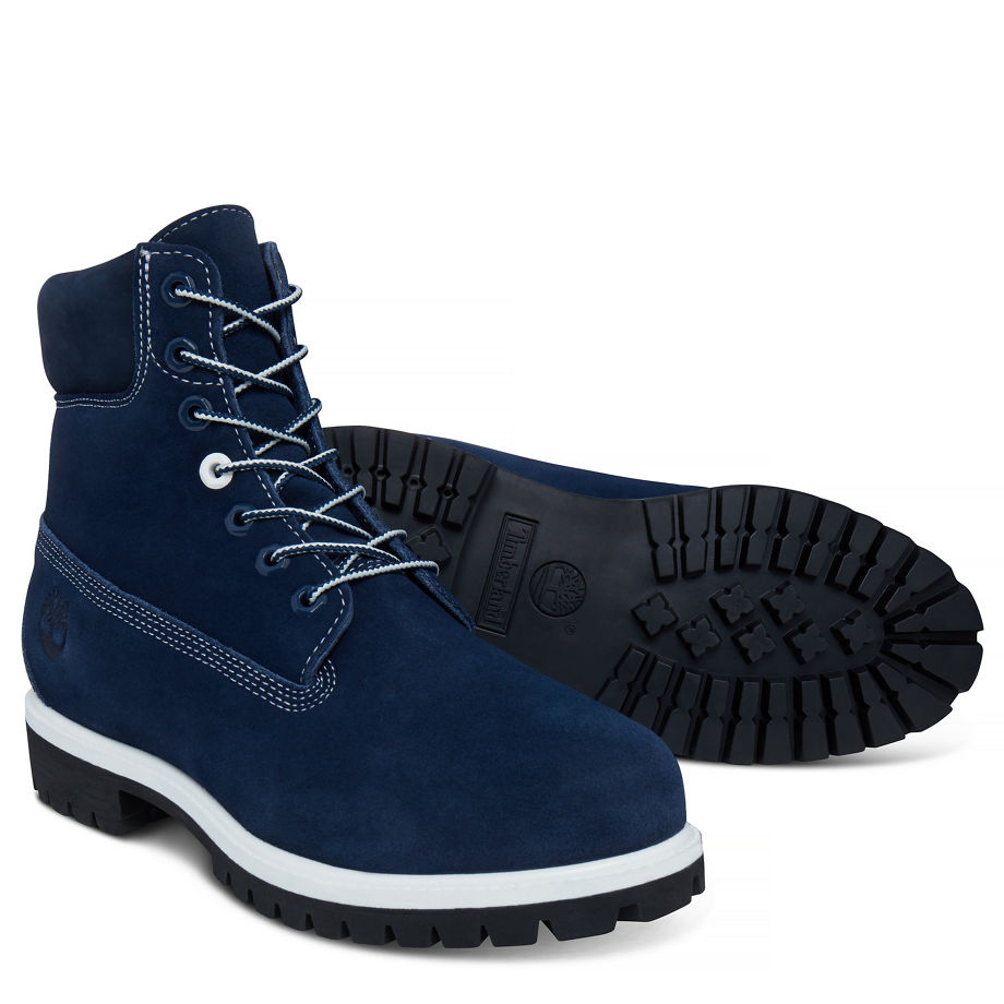 Timberland Men's Timberland® Icon Suede 6-inch Boot Navy Black Iris Hammer Ii