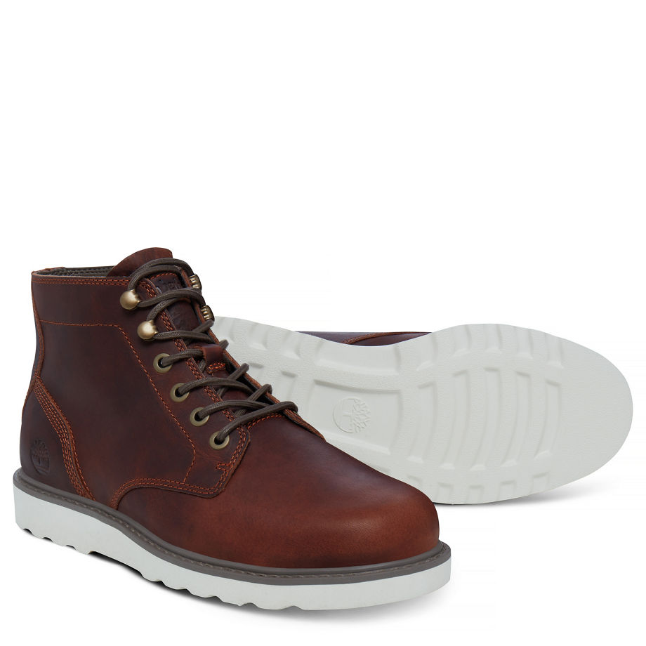 Timberland Men's Newmarket Chukka Brown Rawhide Tbl Forty