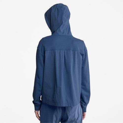 Timberland Women's Mixed-Media Hoodie Sweatshirt