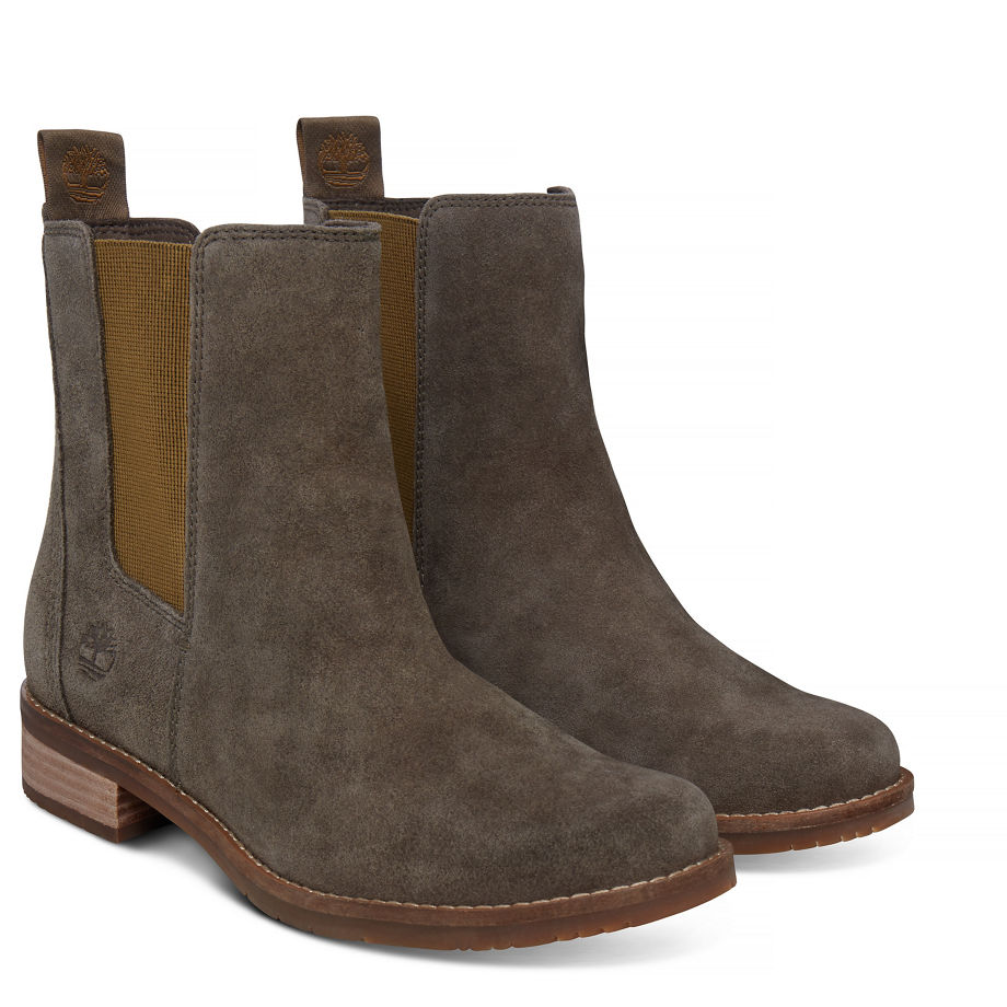 Timberland Women's Venice Park Boot Greige Canteen Suede