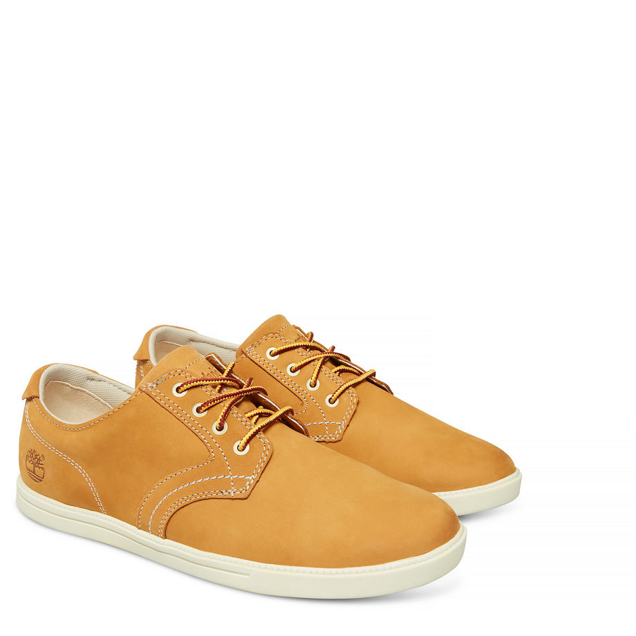 Timberland Men's Newmarket Fulk LP Oxford Yellow Wheat Nubuck