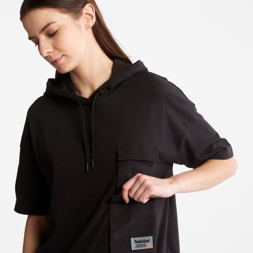 Timberland Women's Progressive Utility Pocket Hoodie T-Shirt