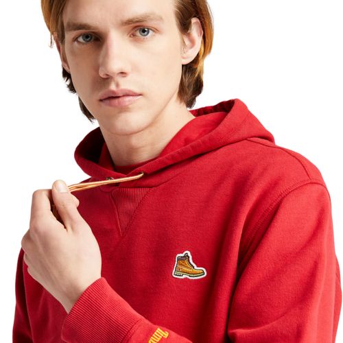 Timberland Men's Boot-Logo Hoodie Sweatshirt