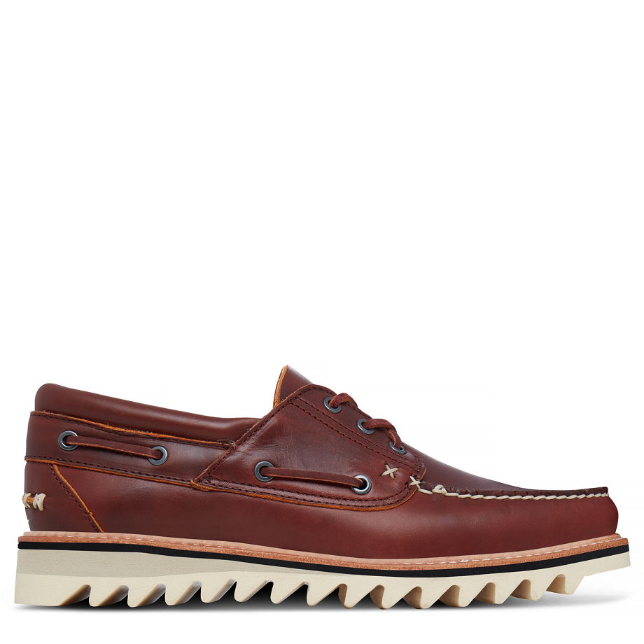 Timberland Men's Selbyville 3-Eye Boat Shoe Brown