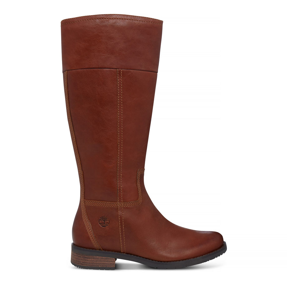 Timberland Women's Venice Park Tall Boot Brown Medium Brown Euro Vintage