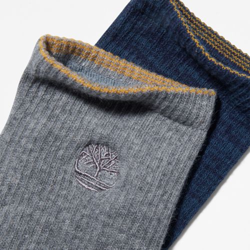Timberland Men's 2-Pack Casual Crew Socks