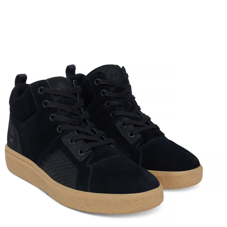 Timberland Women's Milania Chukka Trainer Black Black Nubuck