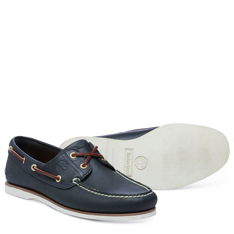 Timberland Men's Classic Boat Shoe Navy Navy Smooth