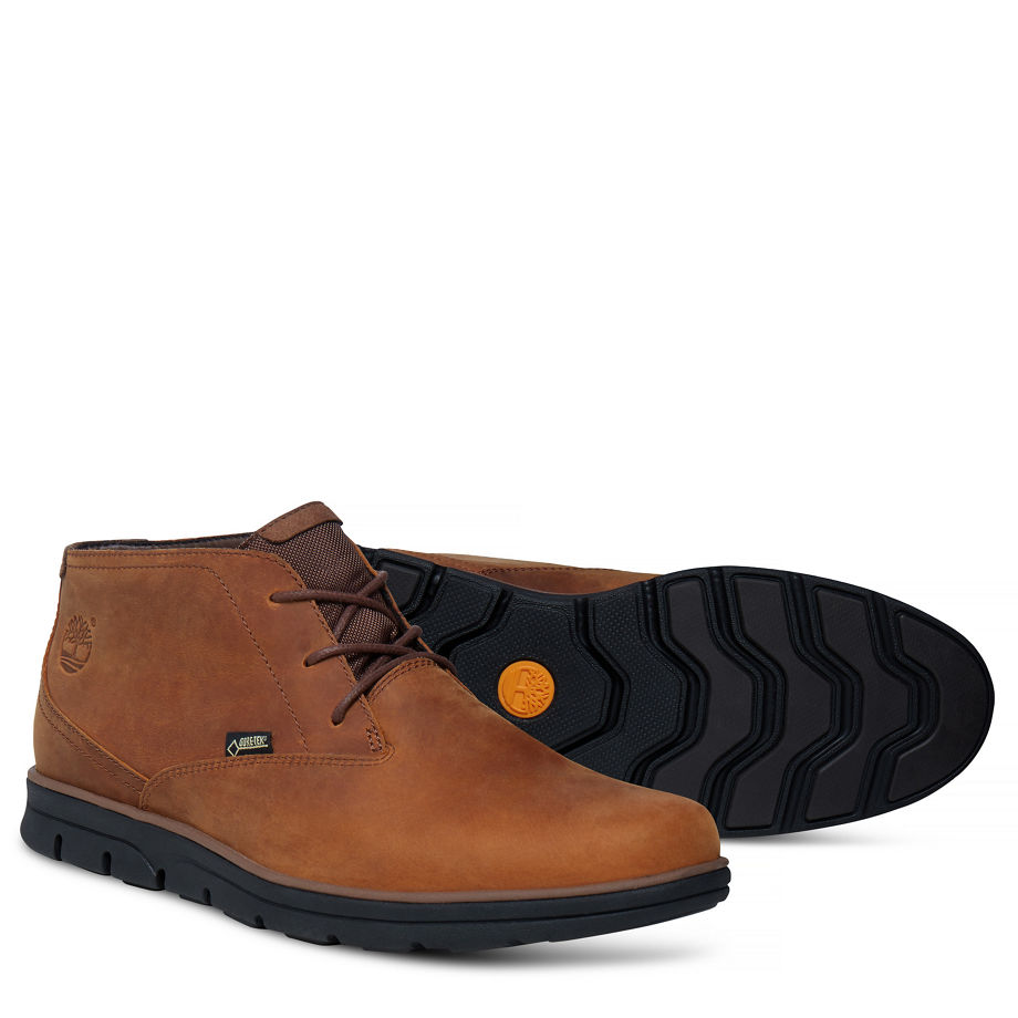 Timberland Men's Bradstreet Chukka with Gore-Tex® Brown Red Brown Oiled