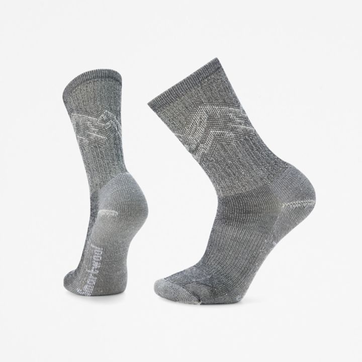 Timberland Smartwool® Hike Classic Edition Light Cushion Mountain Pattern Crew Socks