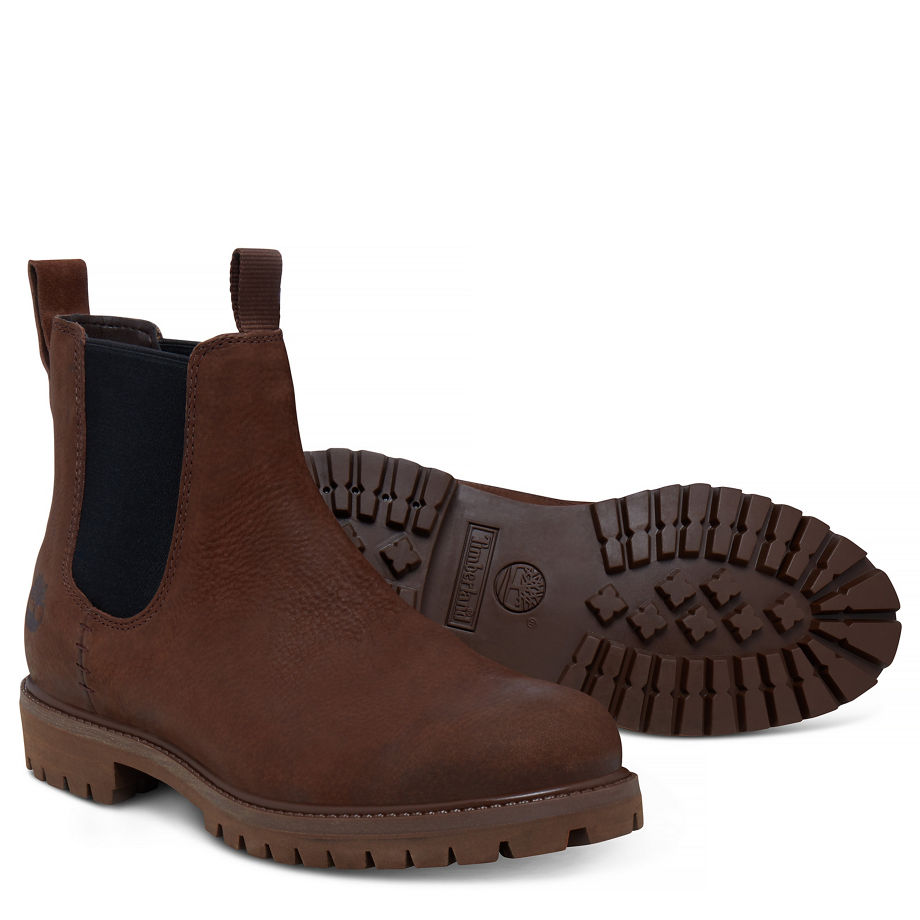 Timberland Men's Timberland® Icon Chelsea Brown Potting Soil Vecchio