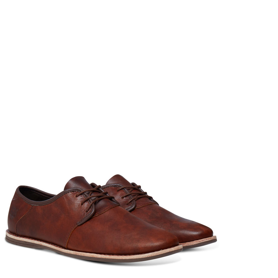 Timberland Men's Revenia Leather Oxford Light Brown Dark Sudan Brown Mars Fg